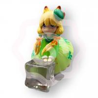 Фигурка «Чайная кошечка зеленое платье»