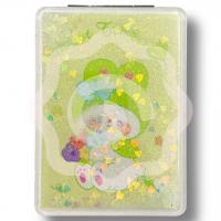 Зеркало шейкер раскладное «Sweet rabbit» зеленое 8х6 см