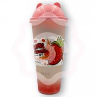 Фруктовый напиток с лопающимися шариками со вкусом клубники 620 мл (Китай) 1/15