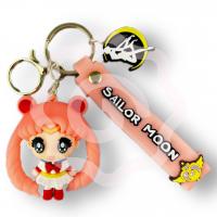 Брелок силиконовый "Сейлор Мун" розовый