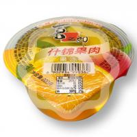 Жевательное желе с кусочками мандарина и персика 200 г (Китай)