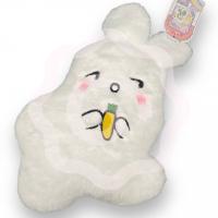 Мягкая игрушка "Белый кролик с желтой морковкой", 20 см