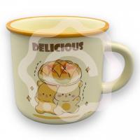 Кружка «Delicious», мишки с батоном