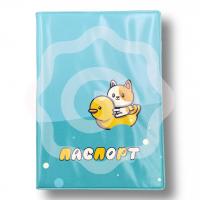 Обложка для паспорта «Собачка на утке»