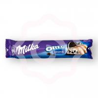 Шоколадный батончик «Milka» со вкусом орео (Германия) 1/36