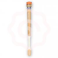 Зубная щётка "Travel bear",  оранжевая кепка (21 см)