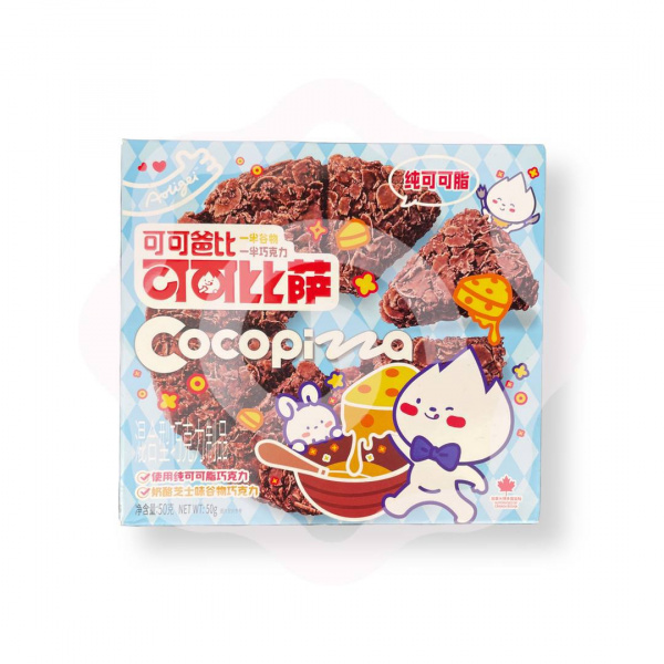 Шоколадная пицца со вкусом сыра 50 г (Китай)