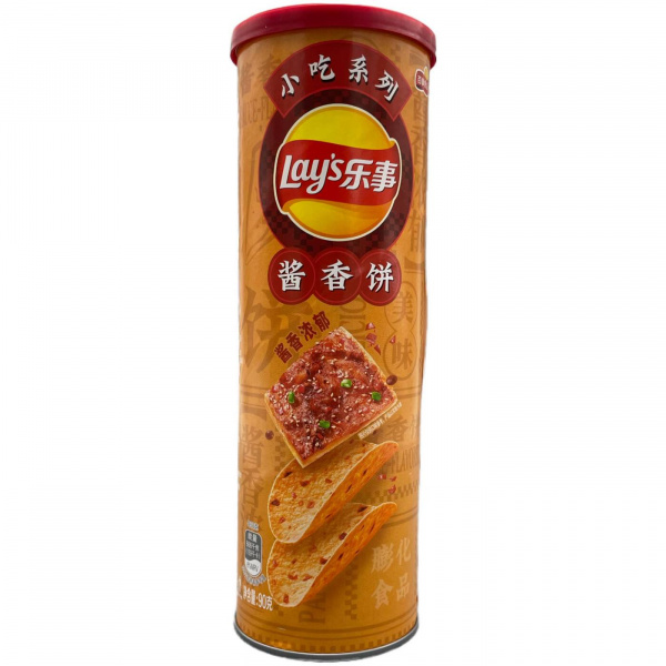 Чипсы «Lay's Stax» со вкусом блинчиков с соусом 90 г (Китай)