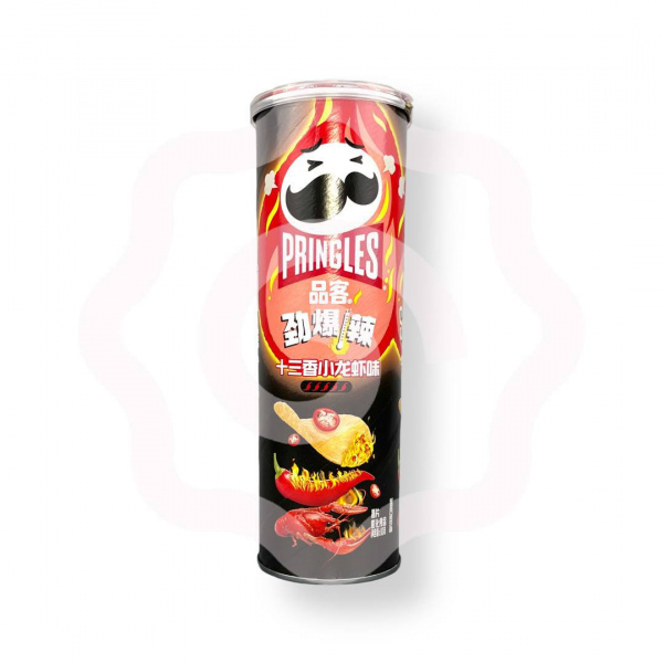 Чипсы «Pringles» со вкусом раков и перца чили 110 г (Китай) 1/20