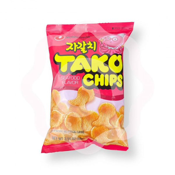 Чипсы NONG SHIM "Тако Chips" осьминог 60 г