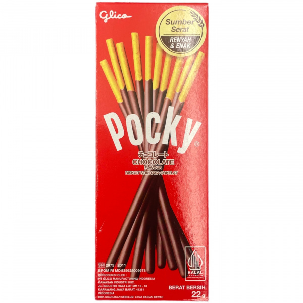 Печенье «Pocky» в шоколадной глазури 22 г (Индонезия) 1/10/120