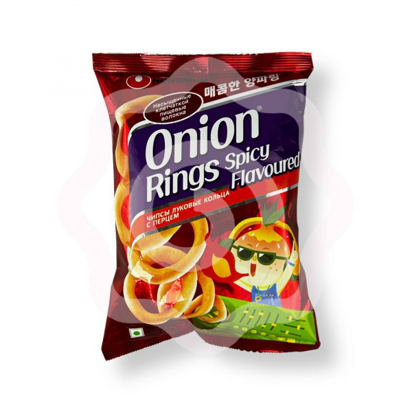Чипсы ONION RINGS луковые кольца перец 40 г