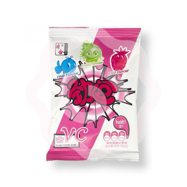 Карамель BENHEFOOD VC "Fruit Flavour ассорти" кислая 25 г