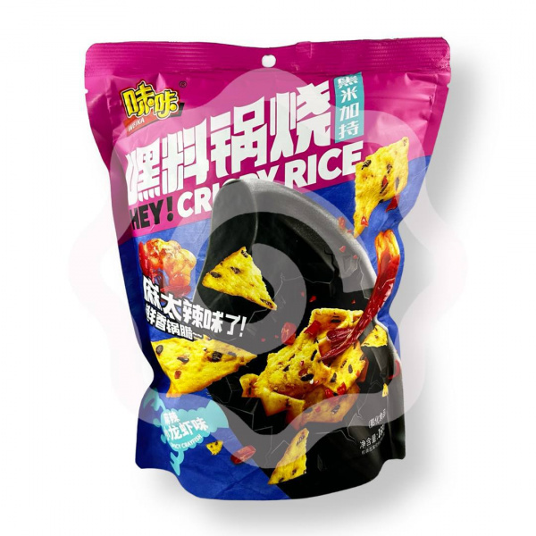 Чипсы WEIKA "Crispy rice" рисовые со вкусом раков 168 г