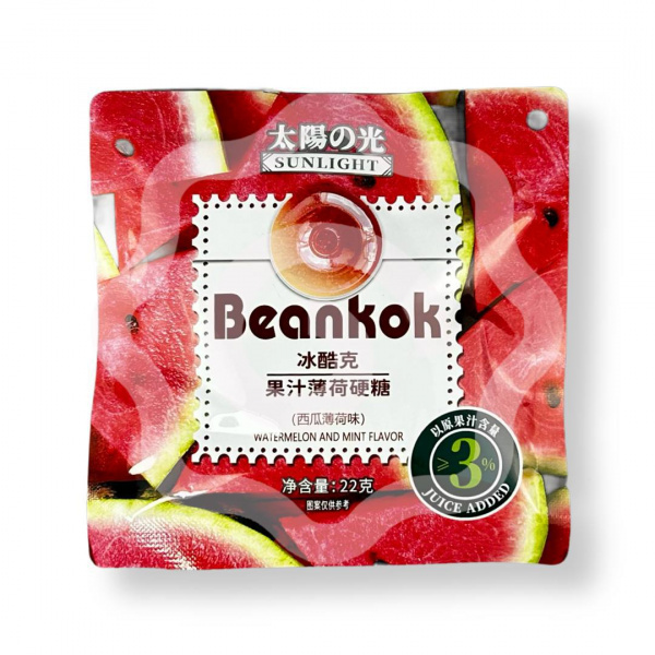 Конфеты BEANKOK MINT "Арбуз" 22 г