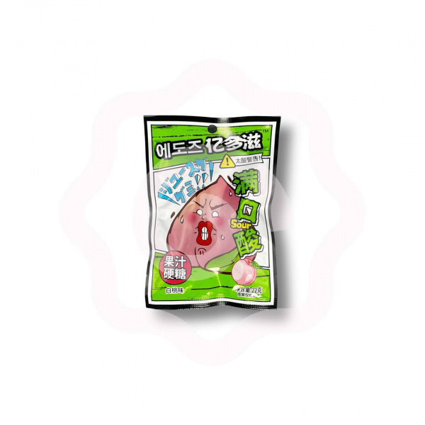 Карамель SOUR WARNING со вкусом черники кислая леденцовая 22 г