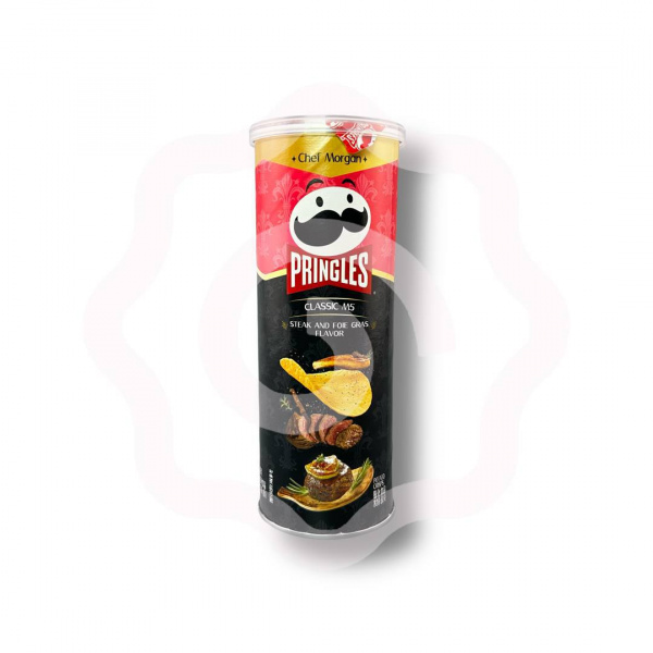 Чипсы PRINGLES со вкусом стейка и фуа-гра 80 г