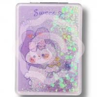 Зеркало шейкер раскладное «Sweet time» фиолетовое 8х6 см