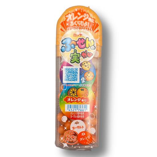 Жевательная резинка «Lotte» в виде драже с апельсиновым вкусом 35 г (Япония)
