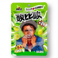 Кислые леденцы «Teng Da» со вкусом лимона 24 г (Китай) 1/20/240