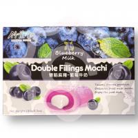 Десерт рисовый Моти «Bamboo house» с начинкой со вкусом голубики и нежным сливочным кремом 180 г (Тайвань) 1/24