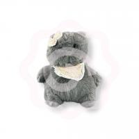 Мягкая игрушка «Котик в фартуке» серый