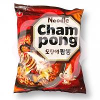 Рамен «Nongshim» со вкусом острого кальмара 124 г (Южная Корея) 1/20