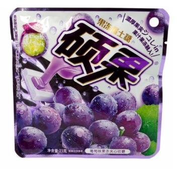 Конфеты SHENGWANG "Fruit Jelly" жевательные с натуральным соком и вкусом винограда 23 г