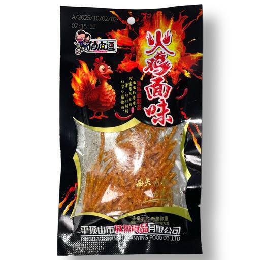 Соевое мясо QIAO PI DOU "Бешеная курица" со специями 26 г