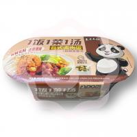 Рис саморазогревающийся «Ван Цзы Фэн Фань» с тушеным мясом в тайваньском стиле  459 г (Китай) 1/18