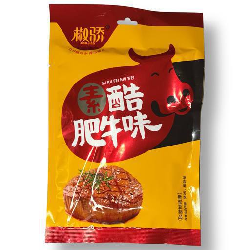 Соевое мясо «JiaoJiao» со вкусом говядины 90 г (Китай)