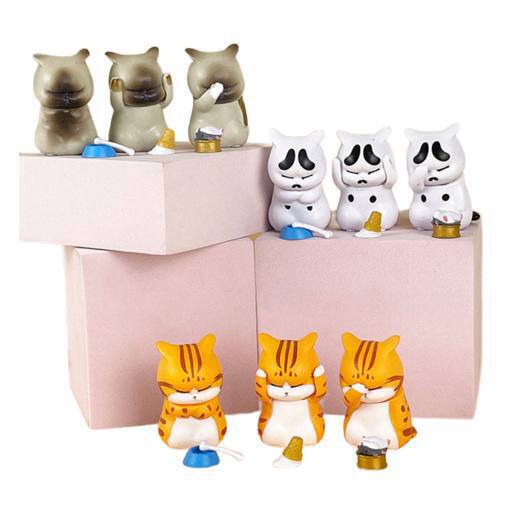Фигурки «Кошечки с эмоциями» 5 см (1 шт)