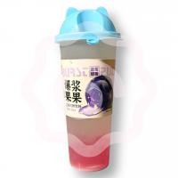 Напиток фруктовый «Lebin» с вкусом черники и лопающимися шариками 620 мл (Китай) 1/15