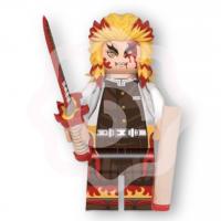 Фигурка мини конструктор «Клинок рассекающий демонов Ренгоку Каджиро»