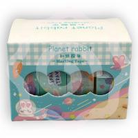 Набор декоративного скотча «Planet Rabbit» зеленый