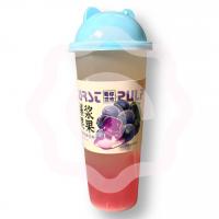 Напиток фруктовый «Lebin» с соком винограда и лопающимися шариками 620 мл (Китай) 1/15