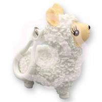 Брелок-антистресс «Белая лама»