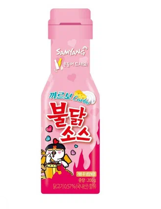 Соус «Samyang» острый со вкусом курицы и карбонара 200 г (Южная Корея)