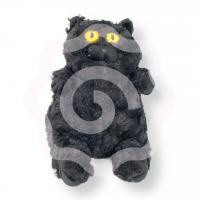 Мягкий котик "Кучеряшка" черный