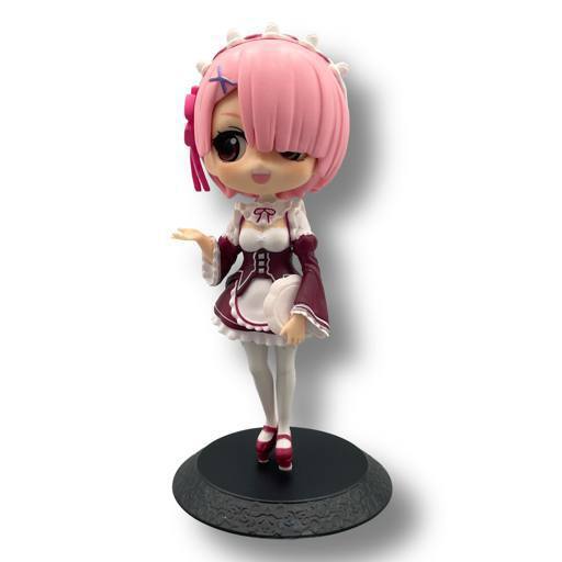 Фигурка Re: Zero Рэм с костюме зимней горничной розовый 15 см