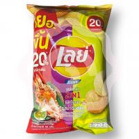 Чипсы «Lays» со вкусом креветки на гриле с острым соусом  44 г (Тайланд)