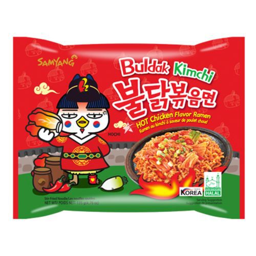 Лапша SAMYANG "Buldak Hot Chicken Flavour Ramen" острая со вкус курицы и кимчи 135 г