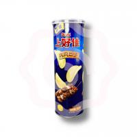 Чипсы картофельные со вкусом мяса на гриле Oishi Toss 85 г (Китай)