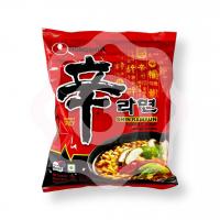 Рамен «Nongshim» с говядиной и средне-острым бульоном 120 г (Южная Корея) 1/20