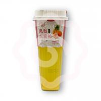 Фруктовый напиток со вкусом персика и ананаса с кусочками персика 560 мл (Китай) 1/15