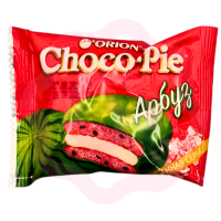 Пирожное «Choco Pie» со вкусом арбуза (Россия)