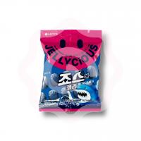 Жевательный мармелад «Lotte» в виде акул со вкусом апельсина и клубники 70 г (Южная Корея) 8/4