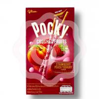 Печенье «Pocky» в клубнично-персиковом йогурте 38 г (Тайланд) 1/10/60