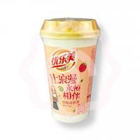 Молочный чай с кусочками кокоса вкус клубники 80 г (Китай) 1/30