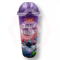 Фруктовый напиток «Leqibin» со вкусом винограда и черники 530 мл (Китай) 1/15